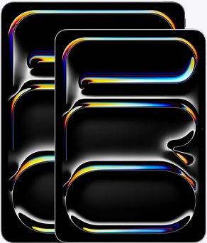 iPad Pro en 11 pouces et 13 pouces mettant en avant la différence de taille