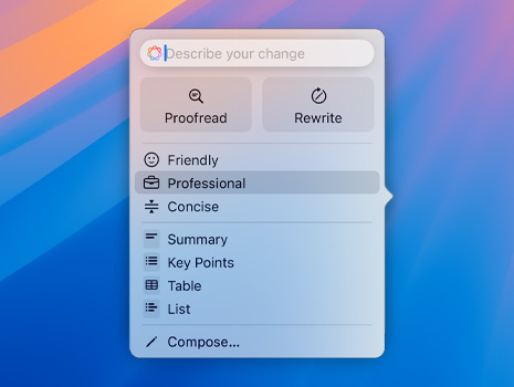 Een scherm met een AI-prompt.