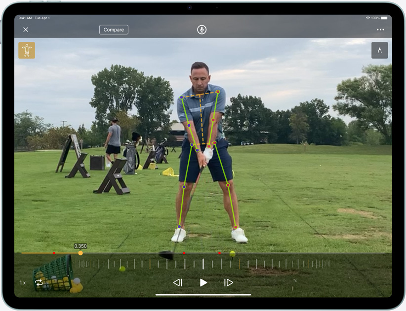 iPad Air, pejzažna orijentacija, prikaz Neural Enginea