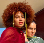 Die Automatische Ausrichtung für Fotos hebt Gesichter hervor