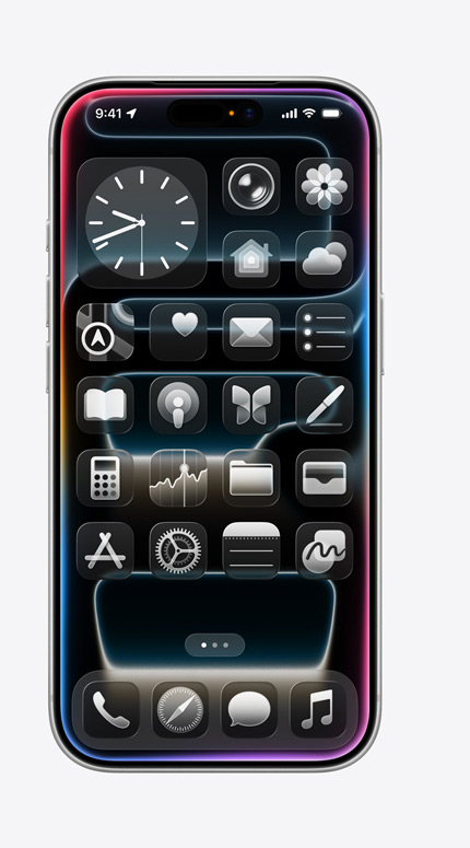 iPhone screen showing Live Translation translating a message from German to English